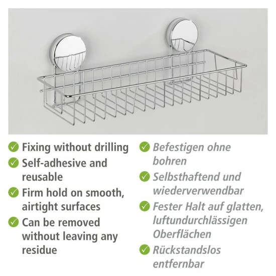 Wenko Static-Loc® Plus Maxiablage Osimo 6 Wenko Static-Loc® Plus Maxiablage Osimo – Bild 4