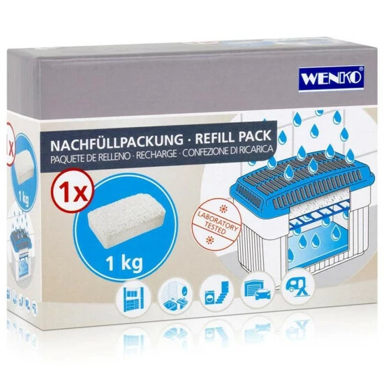 Wenko Feuchtigkeitskiller 1 Kg Nachfüllpack 6 Wenko Feuchtigkeitskiller 1 Kg Nachfüllpack – Bild 4