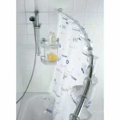 Wenko Teleskop-Badewannenstange Bogenförmig Chrom -Günstiges Wenko Geschäft unnamed file 15079