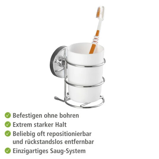 Wenko Vacuum-Loc® Zahnputzbecher Milazzo 5 Wenko Vacuum-Loc® Zahnputzbecher Milazzo – Bild 3