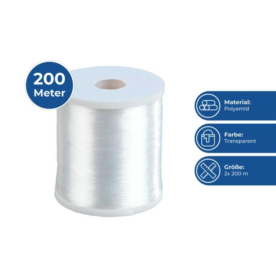 Wenko Nähgarn Transparent 2er Set 6 Wenko Nähgarn Transparent 2er Set – Bild 4