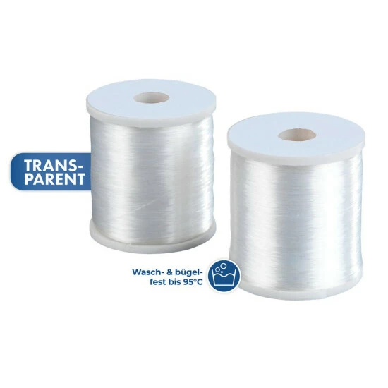 Wenko Nähgarn Transparent 2er Set 7 Wenko Nähgarn Transparent 2er Set – Bild 5