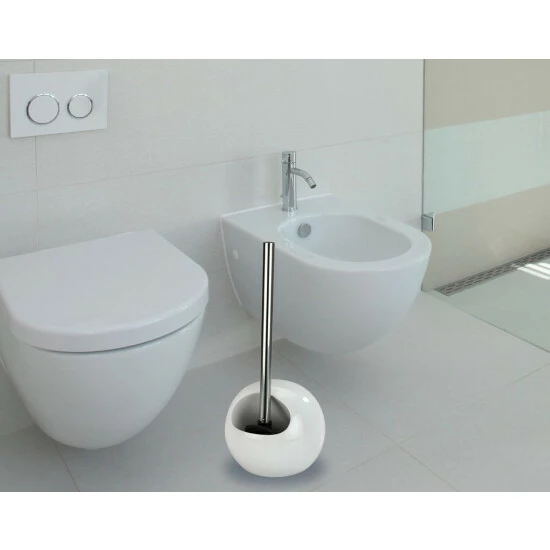 Wenko WC-Garnitur Rimless Weiß Keramik 6 Wenko WC-Garnitur Rimless Weiß Keramik – Bild 4