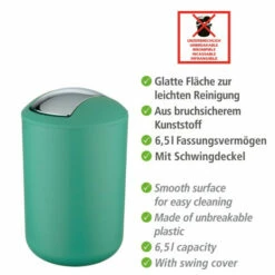 Wenko Schwingdeckeleimer Brasil Grün L -Günstiges Wenko Geschäft unnamed file 15241