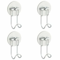 Wenko Turbo Loc Handtuchhaken 4 Stück