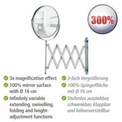 Wenko Kosmetik-Wandspiegel Teleskop Exclusiv 9 Wenko Kosmetik-Wandspiegel Teleskop Exclusiv -Günstiges Wenko Geschäft unnamed file 15366