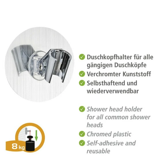 Wenko Static-Loc® Duschkopfhalter Osimo 9 Wenko Static-Loc® Duschkopfhalter Osimo – Bild 7