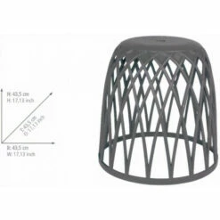 Wenko Badhocker Omio Anthrazit -Günstiges Wenko Geschäft unnamed file 15429