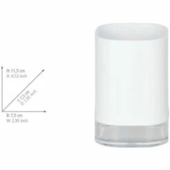 Wenko Zahnputzbecher Oria Weiß 25 Wenko Zahnputzbecher Oria Weiß -Günstiges Wenko Geschäft unnamed file 15483