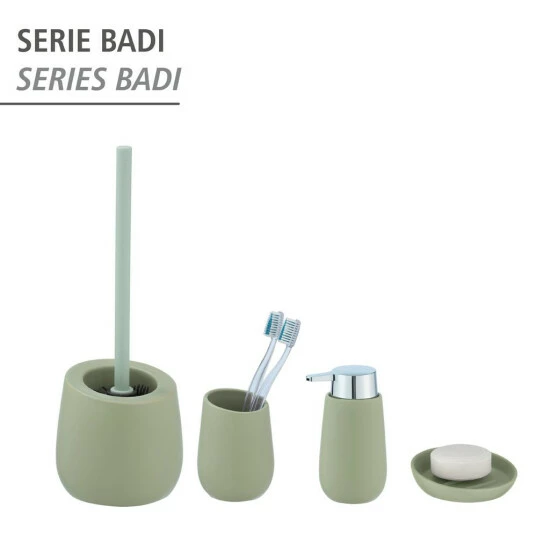 Wenko Zahnputzbecher Badi Lindgrün Keramik 9 Wenko Zahnputzbecher Badi Lindgrün Keramik – Bild 7