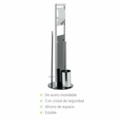 WENKO WC-Garnitur Ravina Edelstahl Glänzend / Glas Schwarz, Mit Toilettenbürste 25 WENKO WC-Garnitur Ravina Edelstahl Glänzend / Glas Schwarz, Mit Toilettenbürste -Günstiges Wenko Geschäft unnamed file 156