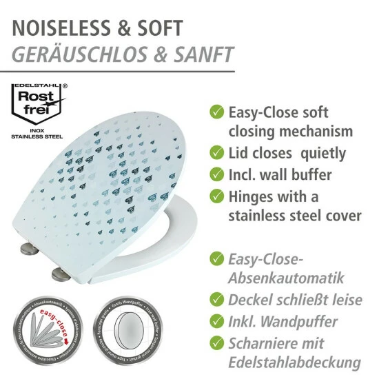 Wenko WC-Sitz Cuore Mit Relief-Oberfläche 9 Wenko WC-Sitz Cuore Mit Relief-Oberfläche – Bild 7