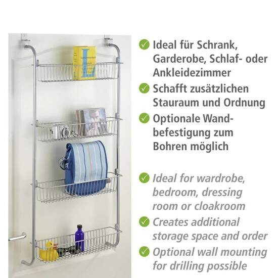 Wenko Türregal Mit 4 Körben 7 Wenko Türregal Mit 4 Körben – Bild 5