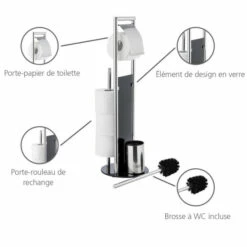 WENKO WC-Garnitur Ravina Edelstahl Glänzend / Glas Schwarz, Mit Toilettenbürste 26 WENKO WC-Garnitur Ravina Edelstahl Glänzend / Glas Schwarz, Mit Toilettenbürste -Günstiges Wenko Geschäft unnamed file 157