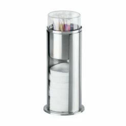 Wenko Wattepad- Und Ohrstäbchenhalter Firenze Edelstahl