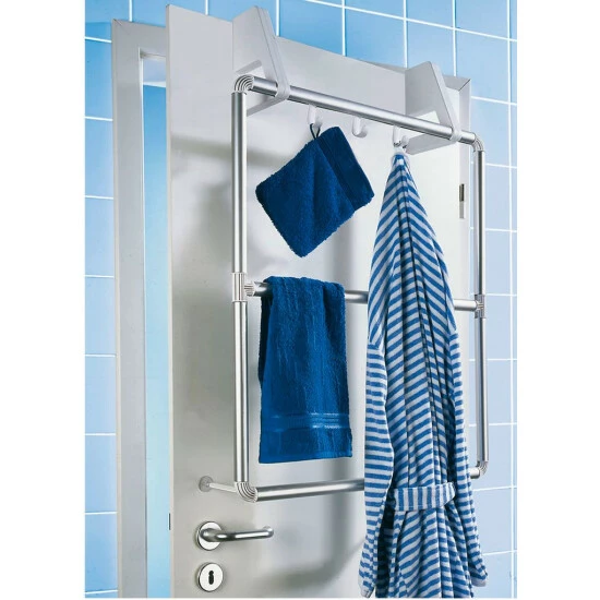 Wenko Handtuchhalter Für Tür Und Duschkabine Compact 4 Wenko Handtuchhalter Für Tür Und Duschkabine Compact – Bild 2