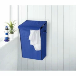 Wenko Mobiler Wand-Wäschesammler Blau -Günstiges Wenko Geschäft unnamed file 15778