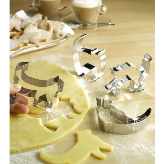 Wenko Plätzchenausstecher Katze Katzen Backform, Ausstecher, Plätzchenform 3 Wenko Plätzchenausstecher Katze Katzen Backform, Ausstecher, Plätzchenform