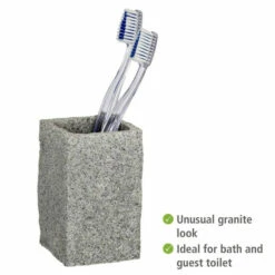 Wenko Zahnputzbecher Granit