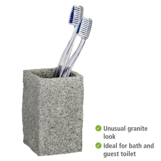 Wenko Zahnputzbecher Granit 3 Wenko Zahnputzbecher Granit