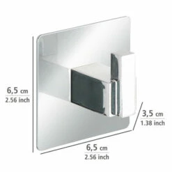 Wenko Turbo-Loc® Edelstahl Wandhaken Uno Quadro -Günstiges Wenko Geschäft unnamed file 15910
