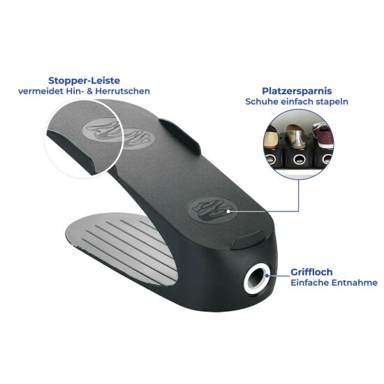 Wenko Schuhhalter Schwarz 7 Wenko Schuhhalter Schwarz – Bild 5