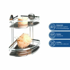 Wenko TurboFIX Edelstahl Eckregal 2 Ablagen 12 Wenko TurboFIX Edelstahl Eckregal 2 Ablagen -Günstiges Wenko Geschäft unnamed file 16019