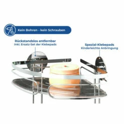 Wenko TurboFIX Edelstahl Eckregal 2 Ablagen 14 Wenko TurboFIX Edelstahl Eckregal 2 Ablagen -Günstiges Wenko Geschäft unnamed file 16021