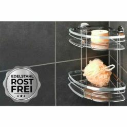 Wenko TurboFIX Edelstahl Eckregal 2 Ablagen 16 Wenko TurboFIX Edelstahl Eckregal 2 Ablagen -Günstiges Wenko Geschäft unnamed file 16023