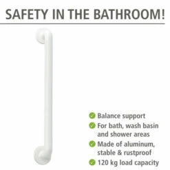 Wenko Wandhaltegriff Secura Weiß 64,5 Cm -Günstiges Wenko Geschäft unnamed file 16039