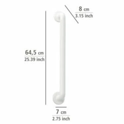 Wenko Wandhaltegriff Secura Weiß 64,5 Cm -Günstiges Wenko Geschäft unnamed file 16041