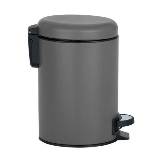 Wenko Kosmetik Treteimer Leman Grau 3 L 4 Wenko Kosmetik Treteimer Leman Grau 3 L – Bild 2