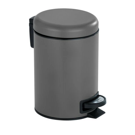 Wenko Kosmetik Treteimer Leman Grau 3 L 6 Wenko Kosmetik Treteimer Leman Grau 3 L – Bild 4