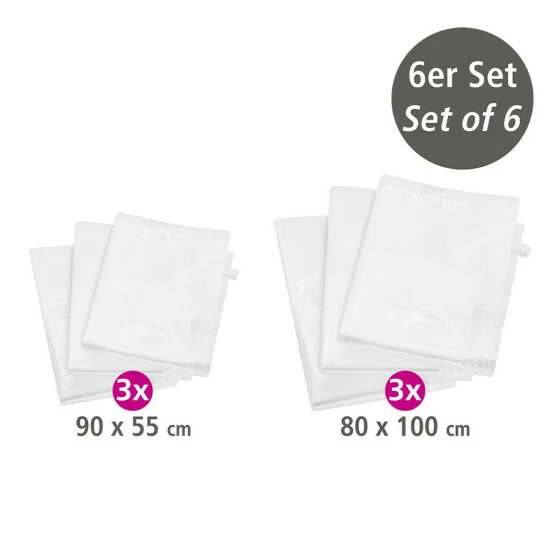 Wenko Vakuum Beutel Set 6-teilig 7 Wenko Vakuum Beutel Set 6-teilig – Bild 5