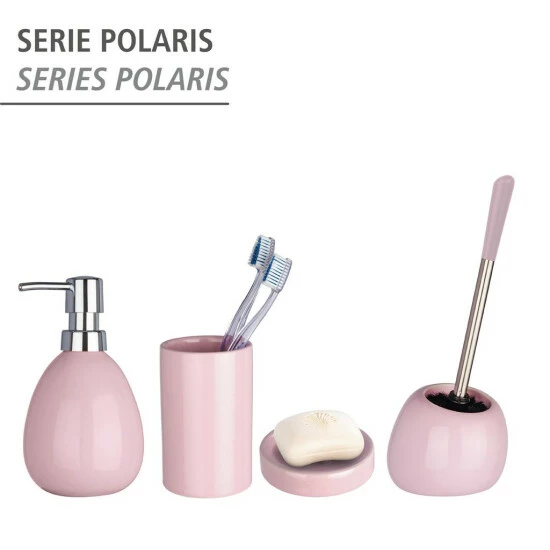 Wenko Zahnputzbecher Polaris Pastel Rose Keramik 8 Wenko Zahnputzbecher Polaris Pastel Rose Keramik – Bild 6