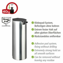 Wenko Turbo-Loc® Edelstahl Seifenspender Detroit 15 Wenko Turbo-Loc® Edelstahl Seifenspender Detroit -Günstiges Wenko Geschäft unnamed file 16184