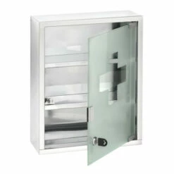 Wenko Medikamentenschrank Edelstahl 30 X 40 Cm