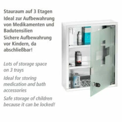 Wenko Medikamentenschrank Edelstahl 30 X 40 Cm -Günstiges Wenko Geschäft unnamed file 16203