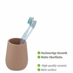 Wenko Zahnputzbecher Badi Sand Keramik -Günstiges Wenko Geschäft unnamed file 16249
