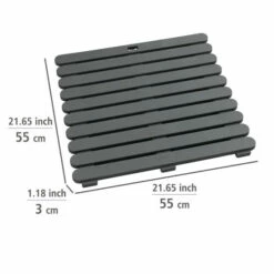 Wenko Duschmatte Indoor & Outdoor Grau 55 X 55 Cm -Günstiges Wenko Geschäft unnamed file 1627