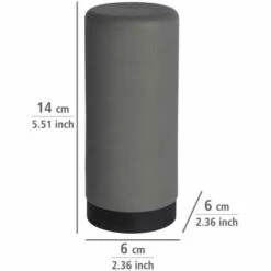 Wenko Spülmittelspender Easy Squeez-e, Spender Für Spülmittel In Der Küche, Seifenspender Aus Silikon, Fassungsvermögen 250 Ml, Ø 6 X 14 Cm, Grau -Günstiges Wenko Geschäft unnamed file 16280