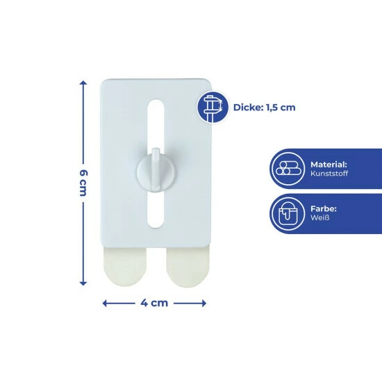 Wenko Strip-it® Selbstklebender Nagel 2er Set 6 Wenko Strip-it® Selbstklebender Nagel 2er Set – Bild 4