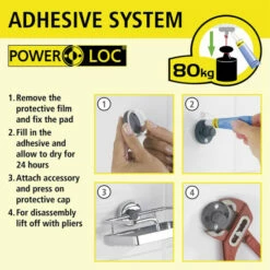 Wenko Power-Loc® Universalkorb Bovino Edelstahl