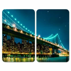 Wenko Herdabdeckplatte Universal Brooklyn Bridge 2er Set -Günstiges Wenko Geschäft unnamed file 16380