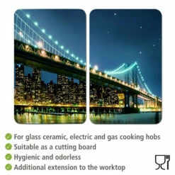 Wenko Herdabdeckplatte Universal Brooklyn Bridge 2er Set -Günstiges Wenko Geschäft unnamed file 16382