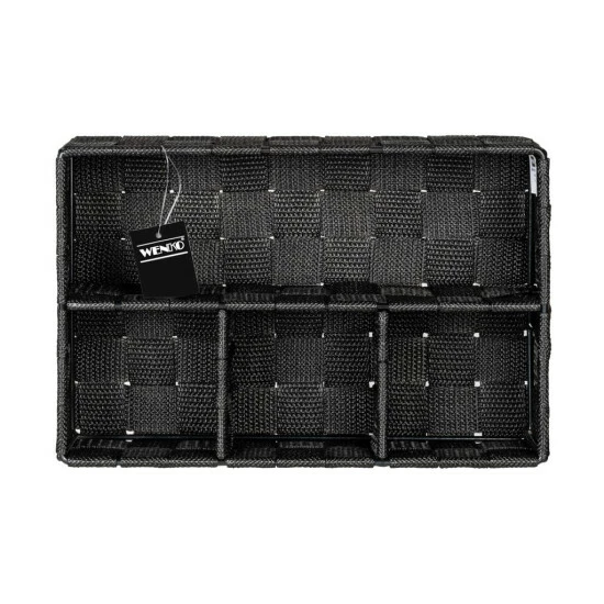 Wenko Organizer Adria Klein Schwarz 4 Fächer 3 Wenko Organizer Adria Klein Schwarz 4 Fächer