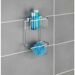 Wenko Power-Loc® Universalkorb Bovino 2 Etagen Edelstahl -Günstiges Wenko Geschäft unnamed file 16431