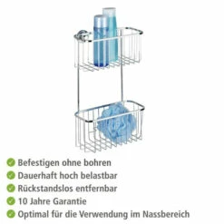 Wenko Power-Loc® Universalkorb Bovino 2 Etagen Edelstahl -Günstiges Wenko Geschäft unnamed file 16437