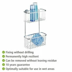 Wenko Power-Loc® Universalkorb Bovino 2 Etagen Edelstahl -Günstiges Wenko Geschäft unnamed file 16438