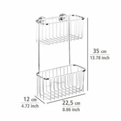 Wenko Power-Loc® Universalkorb Bovino 2 Etagen Edelstahl -Günstiges Wenko Geschäft unnamed file 16440